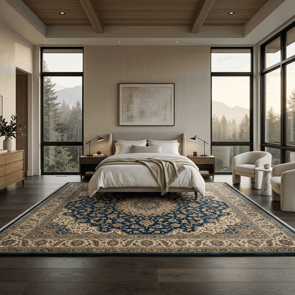 Bedroom rug placement hero
