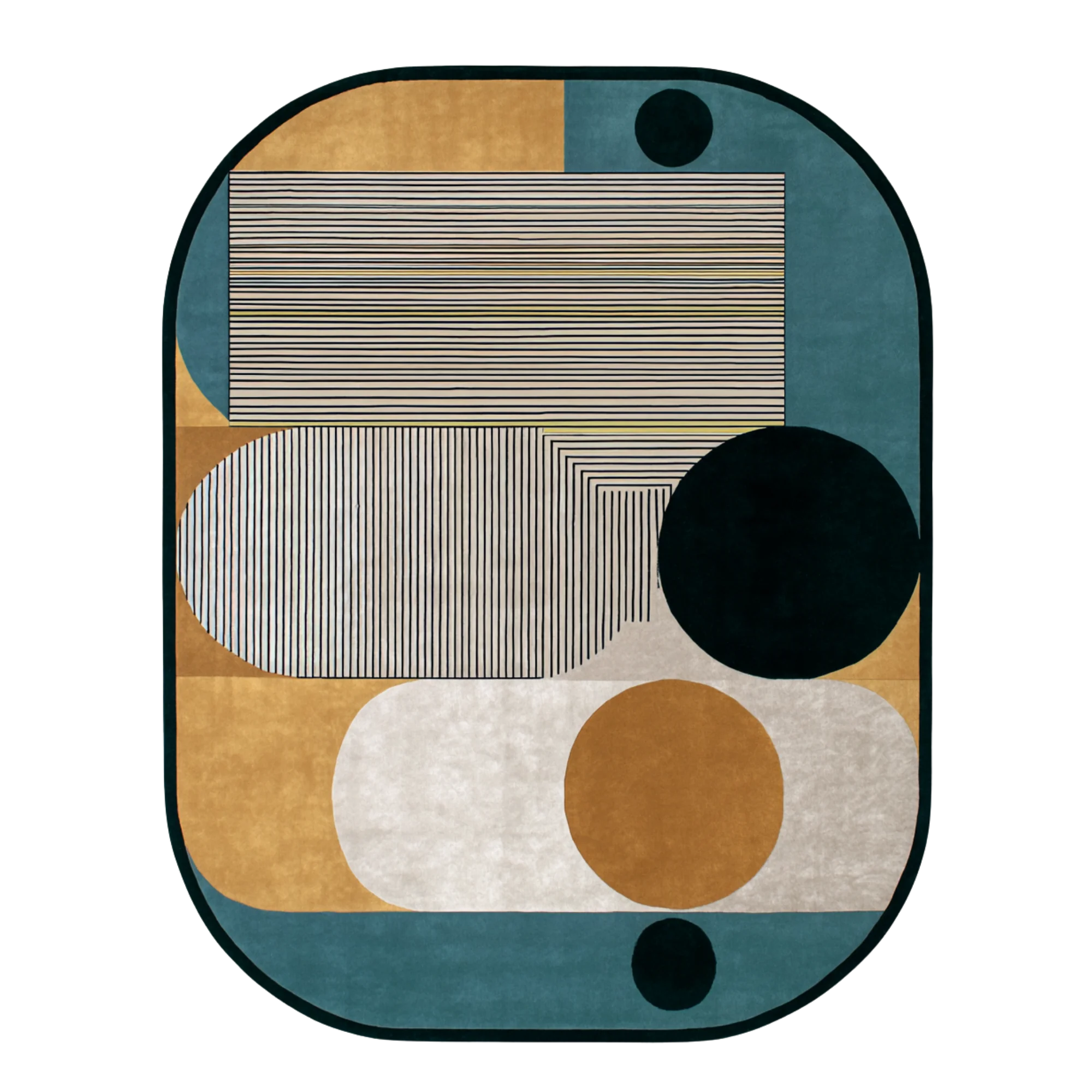Chroma VI Hand-Knotted Wool and Bamboo Silk Rug