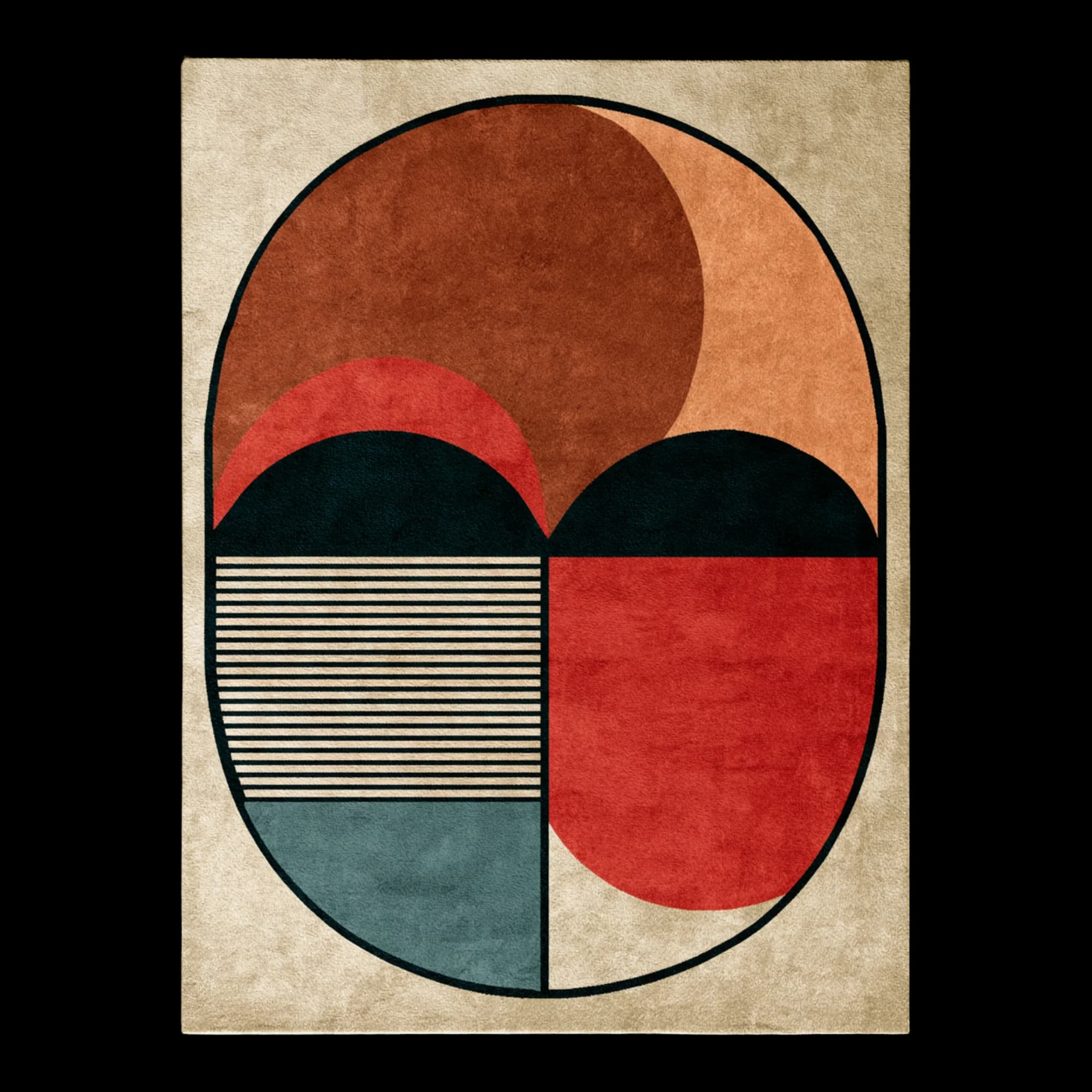 Terra IV Hand-Tufted Wool and Silk Rug