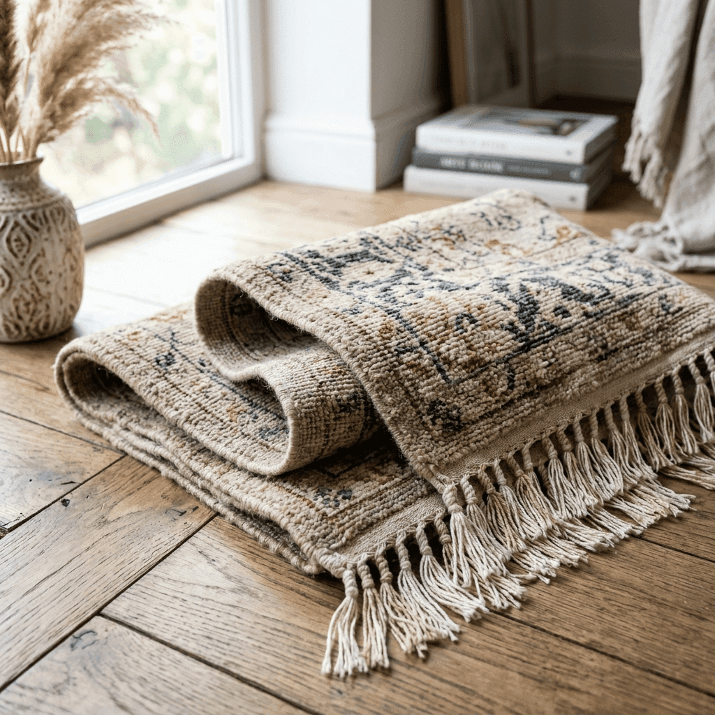 Close up of rug texture